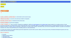Desktop Screenshot of global-economics.ca
