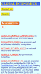 Mobile Screenshot of global-economics.ca